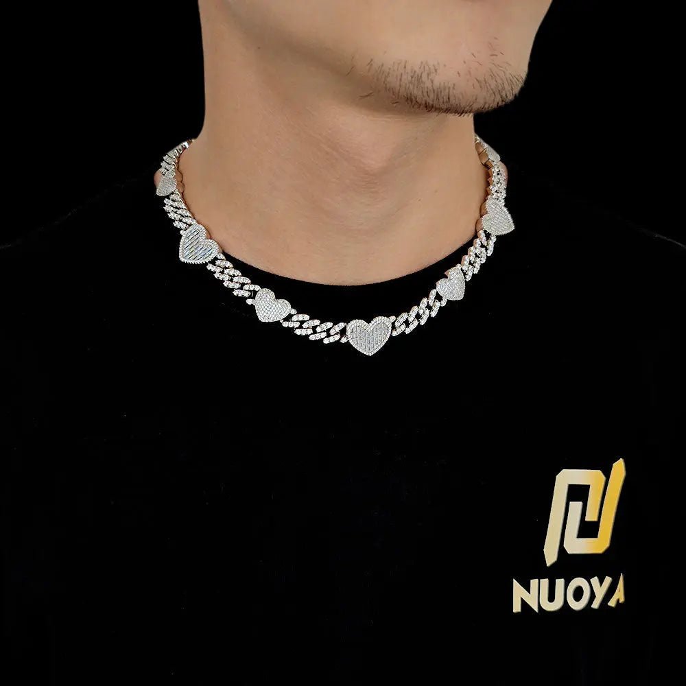 AMORE Cuban Link Clavicle Chain - Stellar Sparque