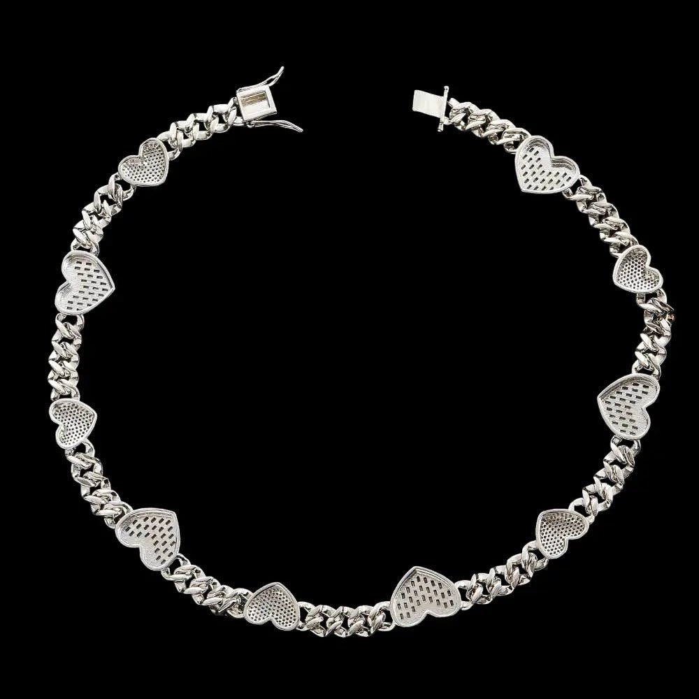 AMORE Cuban Link Clavicle Chain - Stellar Sparque