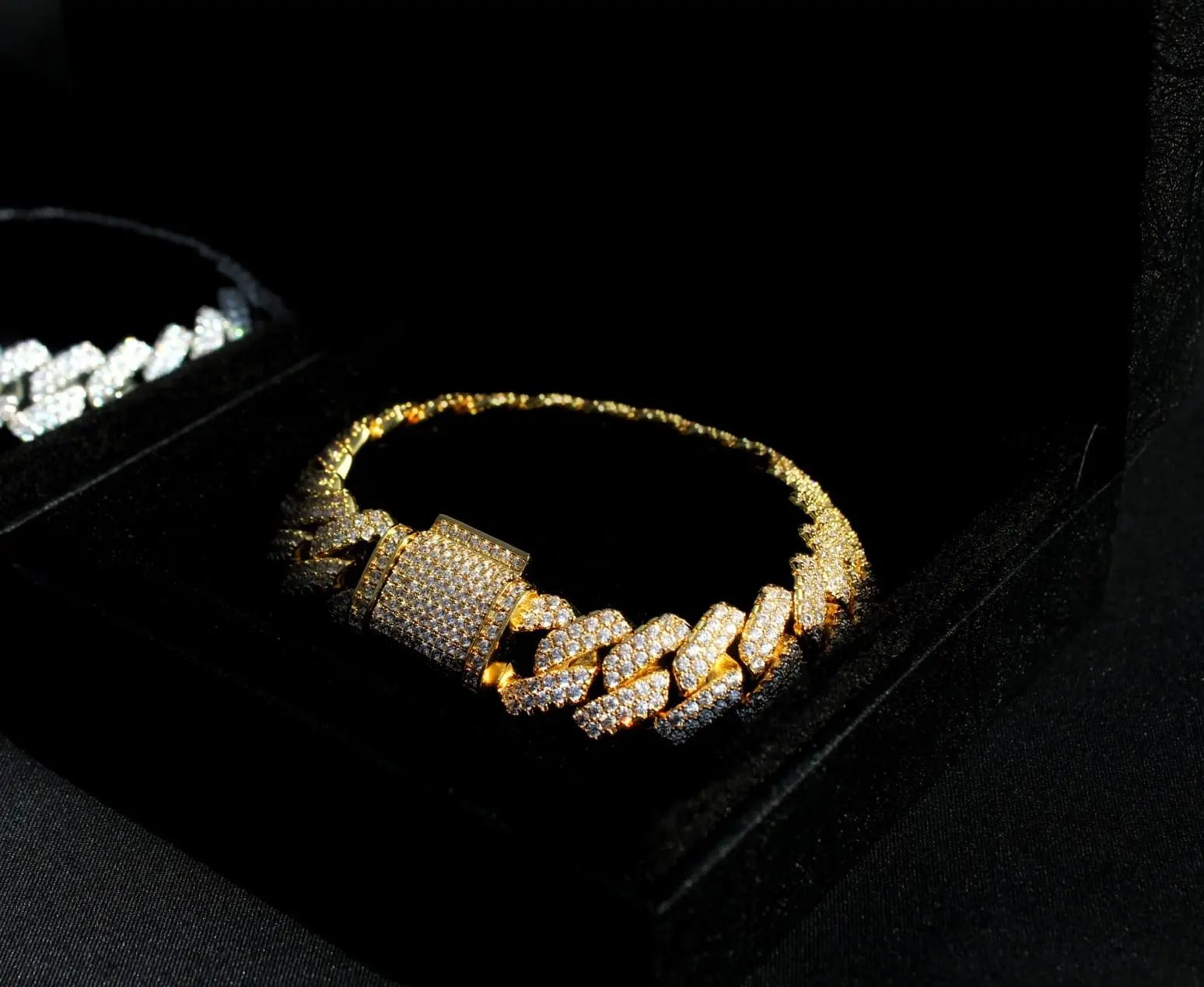 Bliss Cuban Link Bracelet Gold - Stellar Sparque