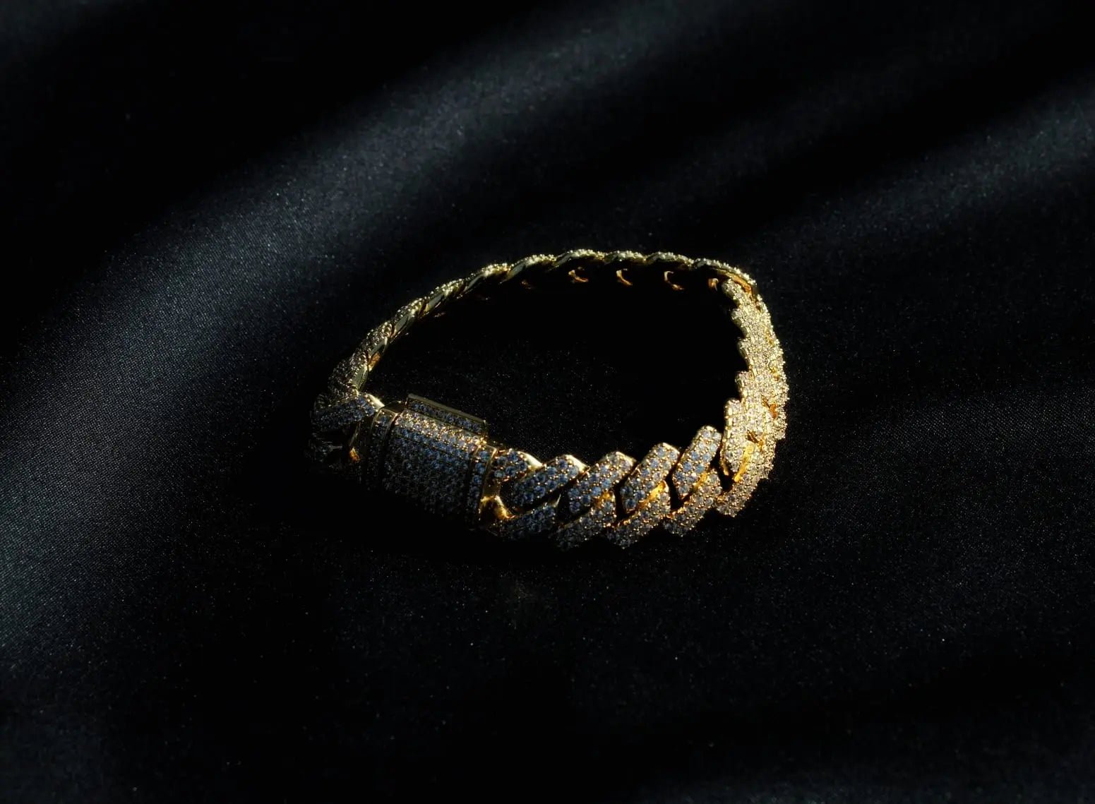 Bliss Cuban Link Bracelet Gold - Stellar Sparque