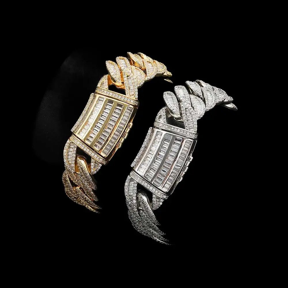 BUCKLE UP 15mm Miami Gold Cuban Bracelet - Stellar Sparque