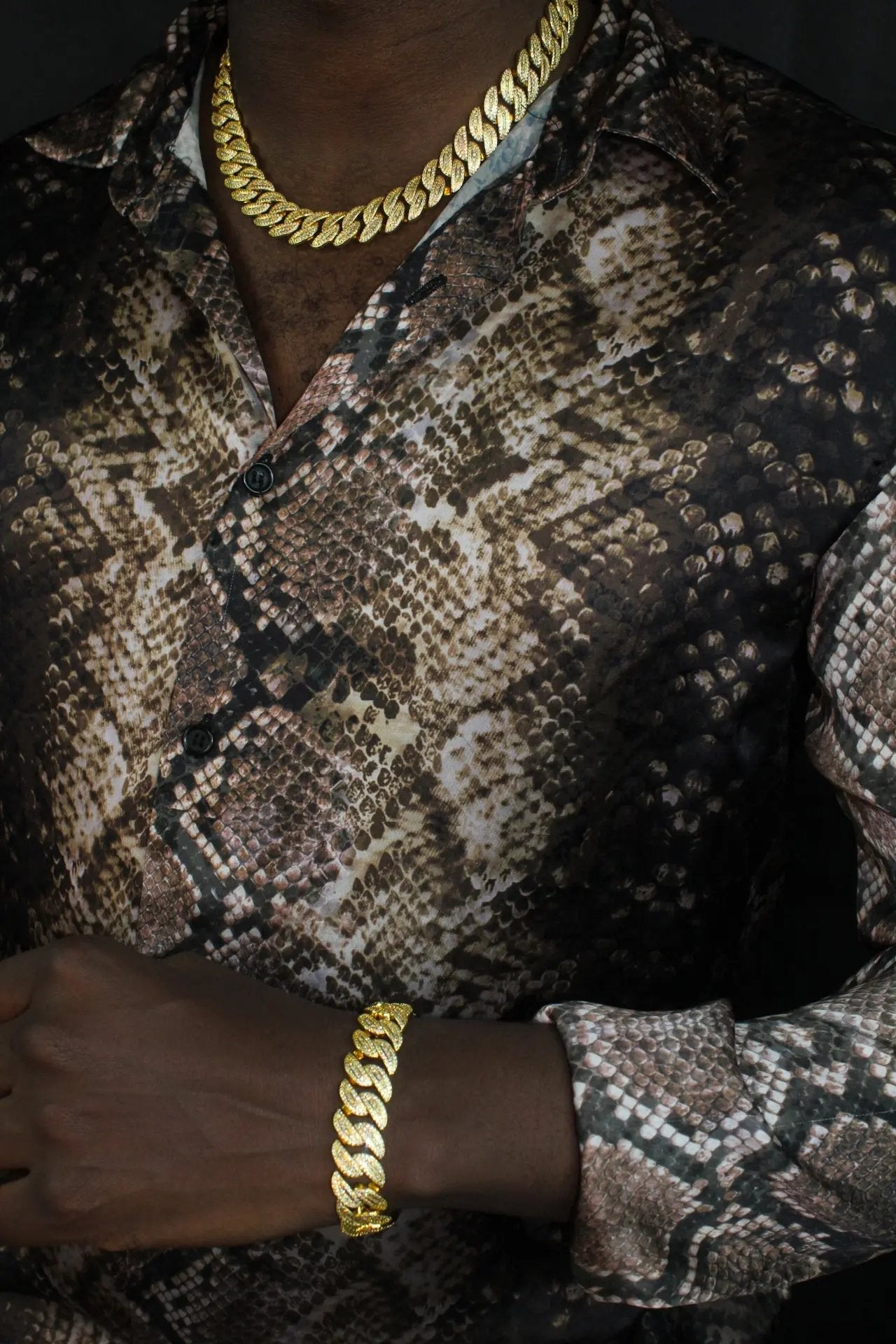 BUCKLE UP 15mm Miami Gold Cuban Bracelet - Stellar Sparque