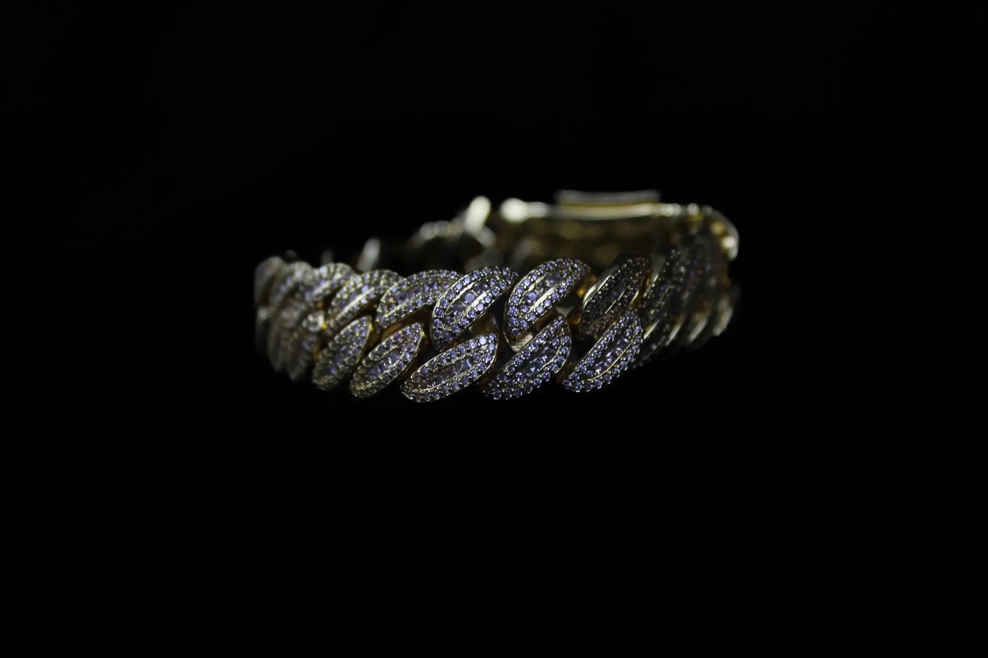 BUCKLE UP 15mm Miami Gold Cuban Bracelet - Stellar Sparque