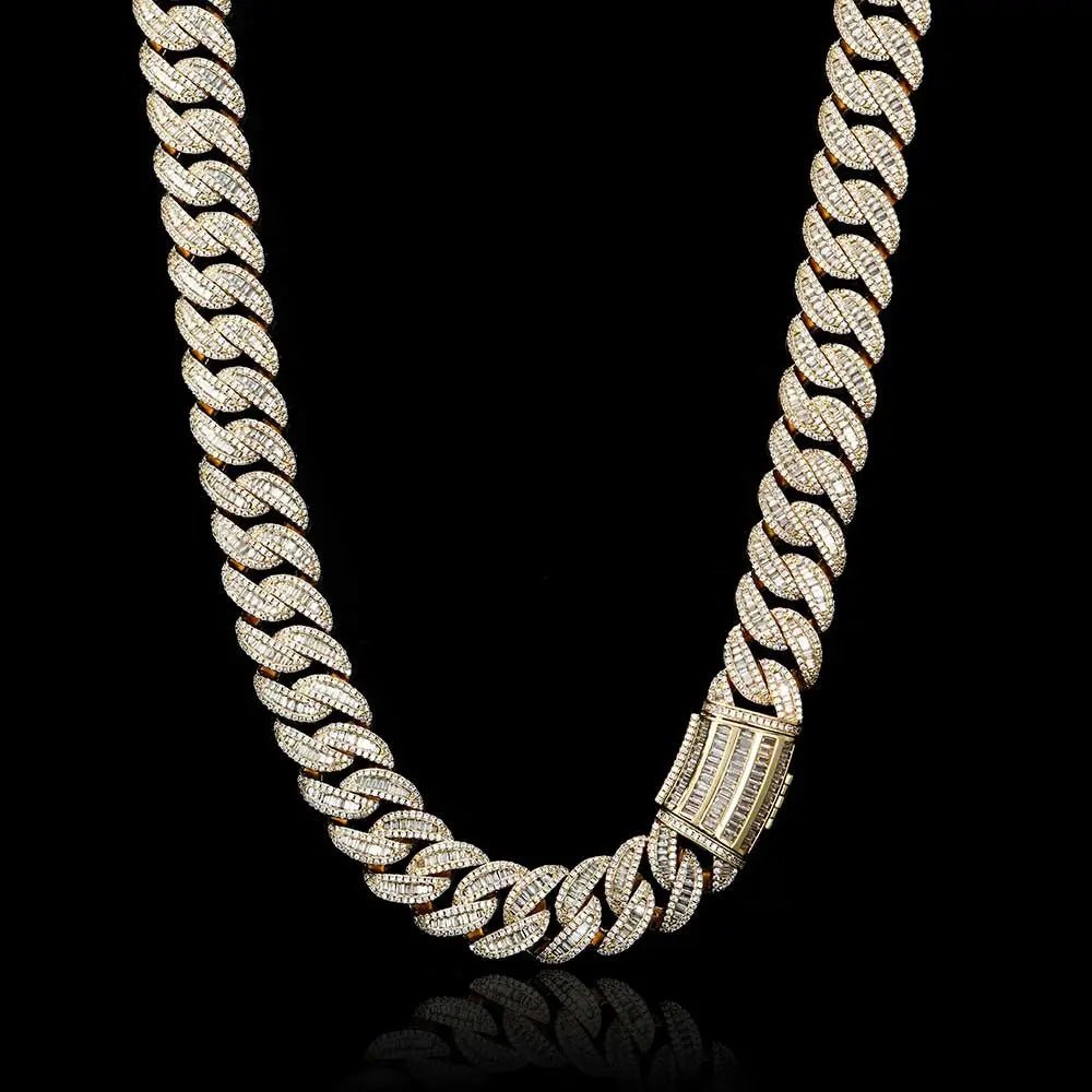BUCKLE UP 15mm Miami Gold Cuban Chain - Stellar Sparque