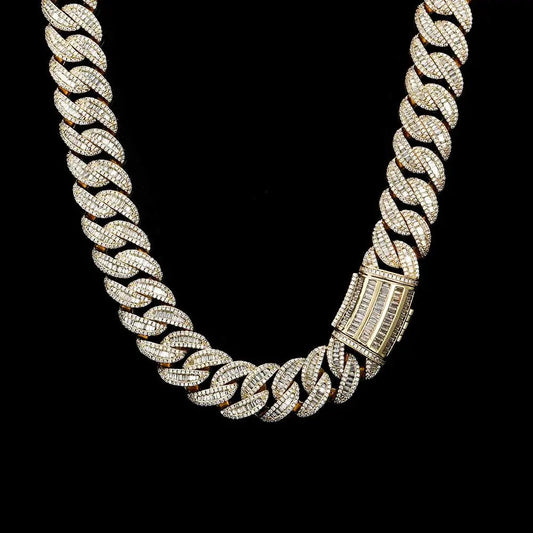 BUCKLE UP 20mm Miami Gold Cuban Chain - Stellar Sparque