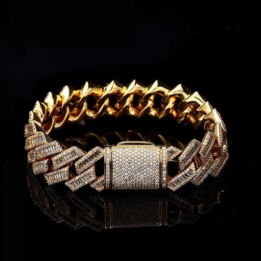 ENERGY 18mm Cuban Bracelet Gold - Stellar Sparque