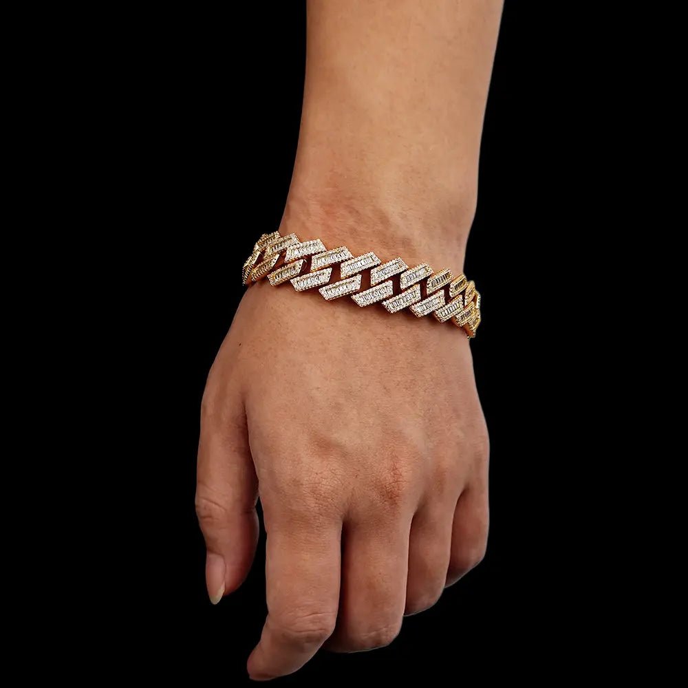 ENERGY 18mm Cuban Bracelet Gold - Stellar Sparque