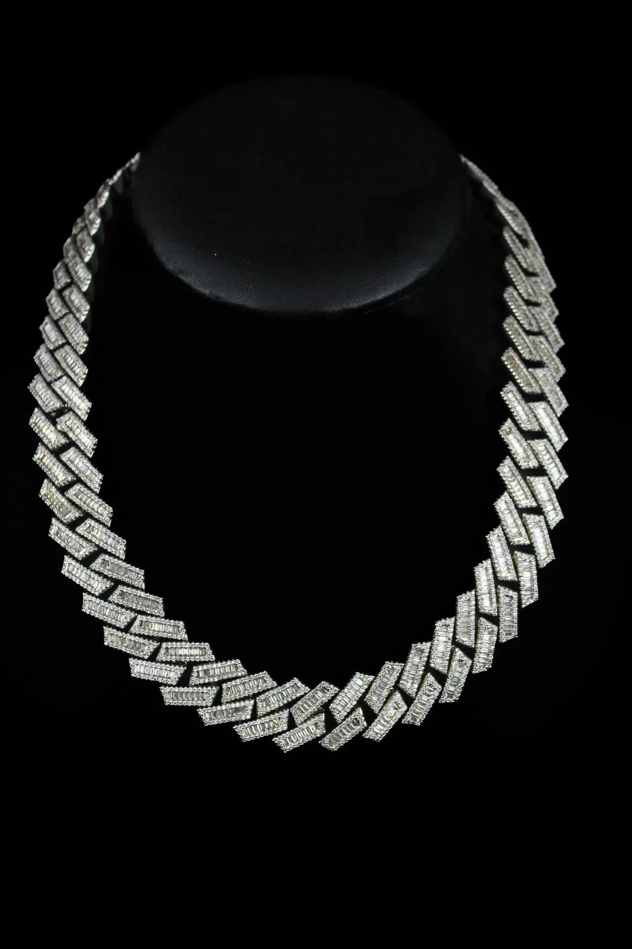 ENERGY 18mm Cuban Chain White Gold - Stellar Sparque