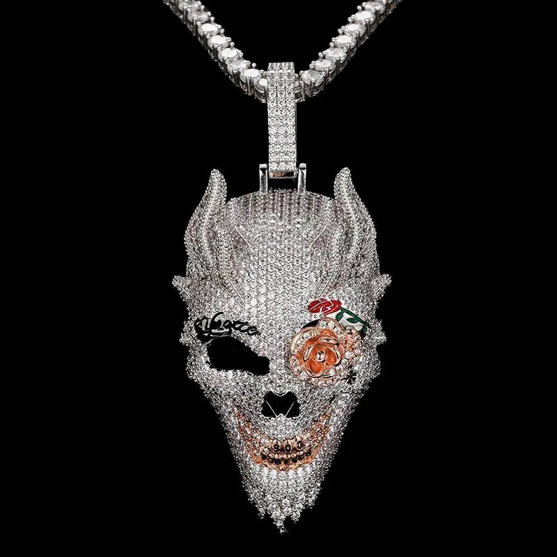 GRABBER Dripping Diamond Pendant Necklace - Stellar Sparque