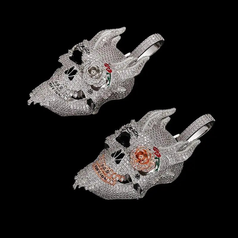 GRABBER Dripping Diamond Pendant Necklace - Stellar Sparque