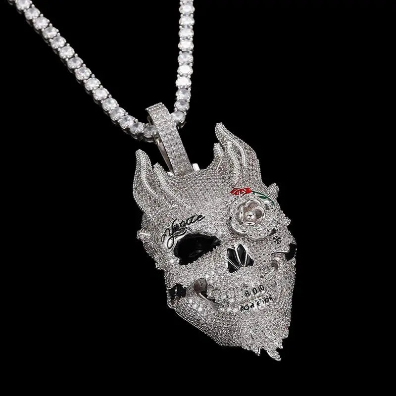 GRABBER Dripping Diamond Pendant Necklace - Stellar Sparque