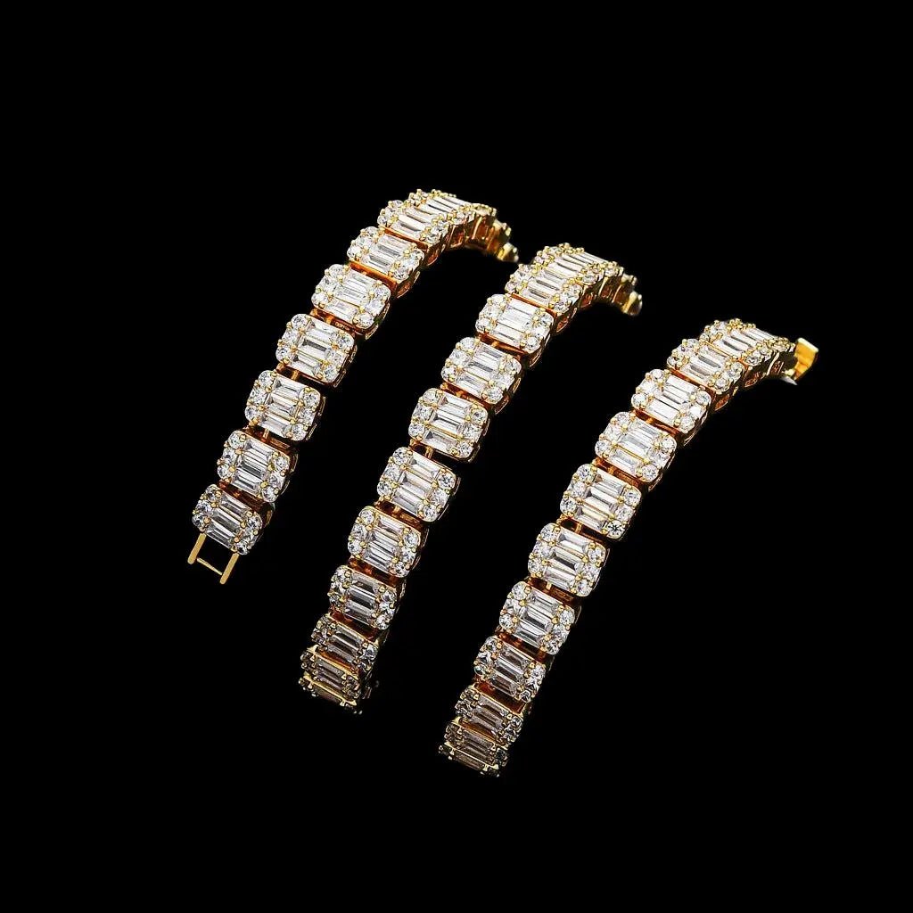 Happily Ever After Baguette Tennis Chain - Stellar Sparque