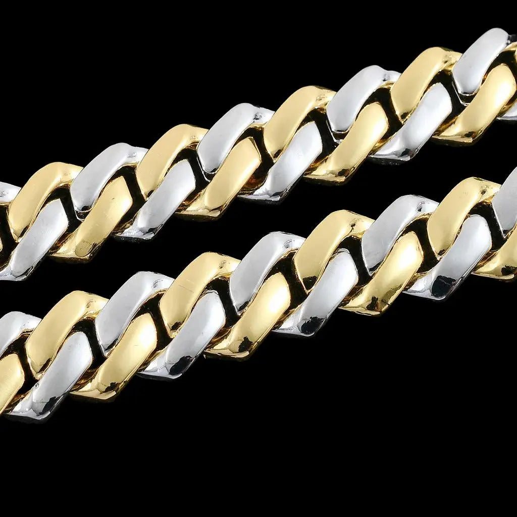 Ice Breaker Gold Cuban Bracelet - Stellar Sparque