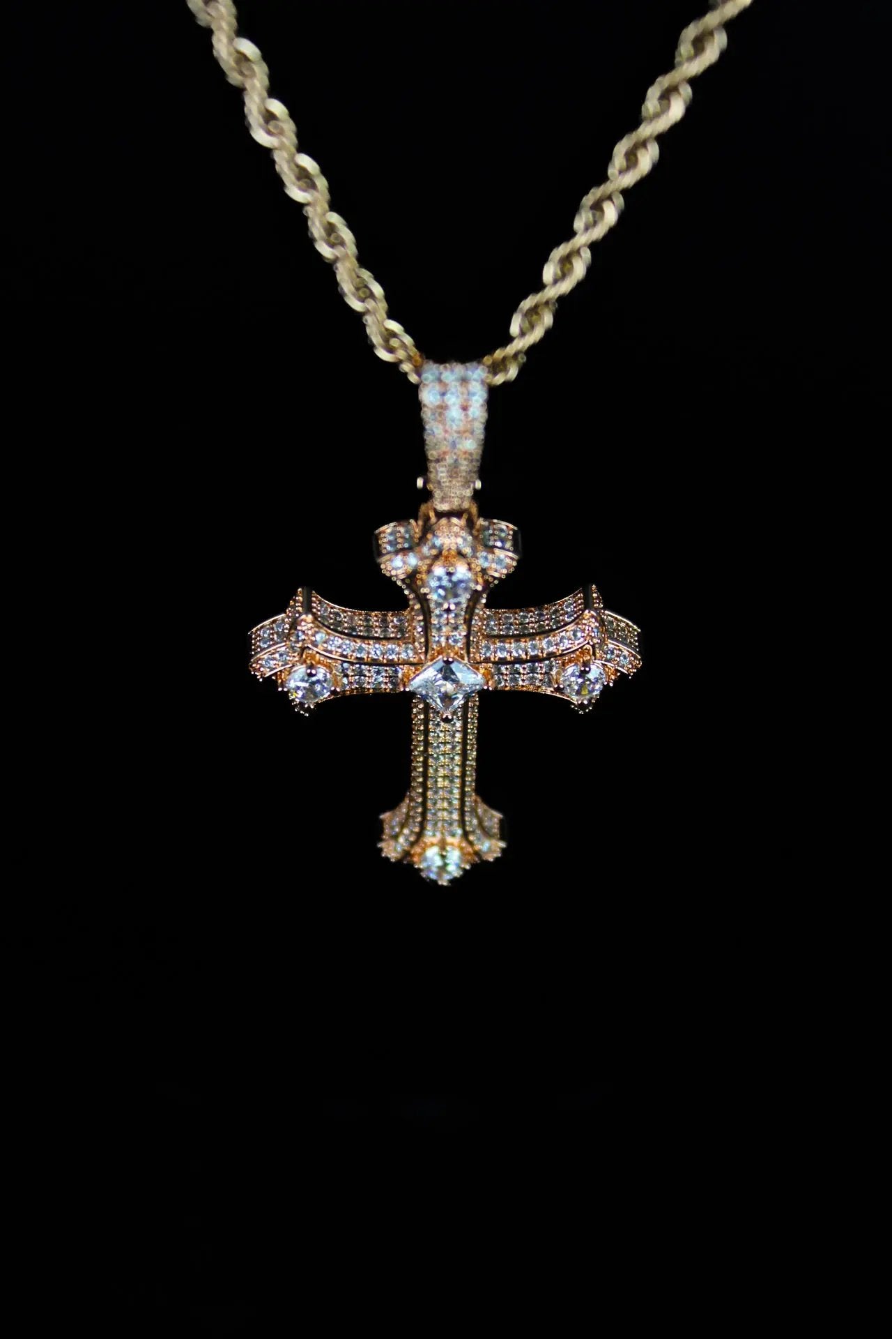 POWER Cross Pendant Necklace - Stellar Sparque