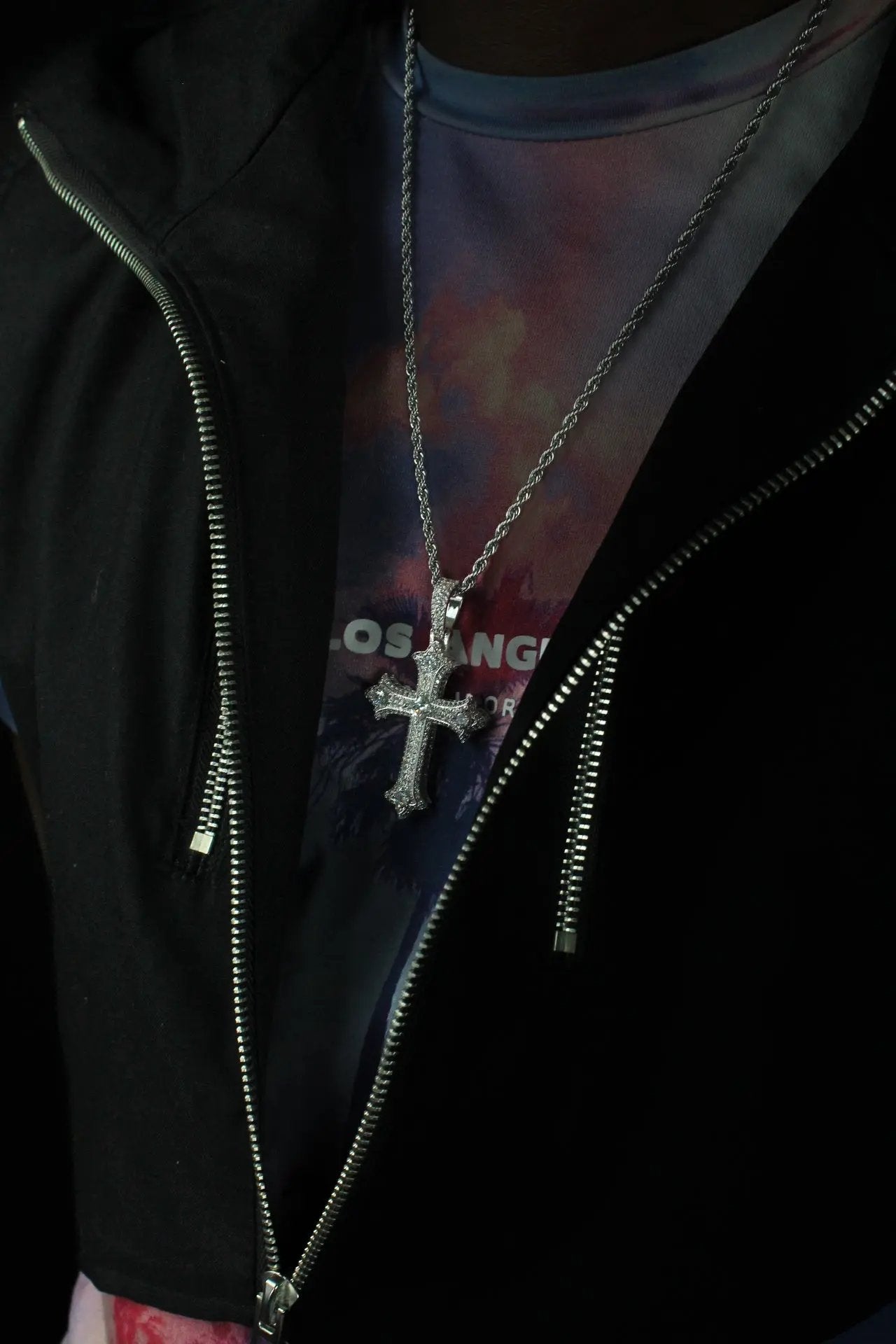 POWER Cross Pendant Necklace - Stellar Sparque