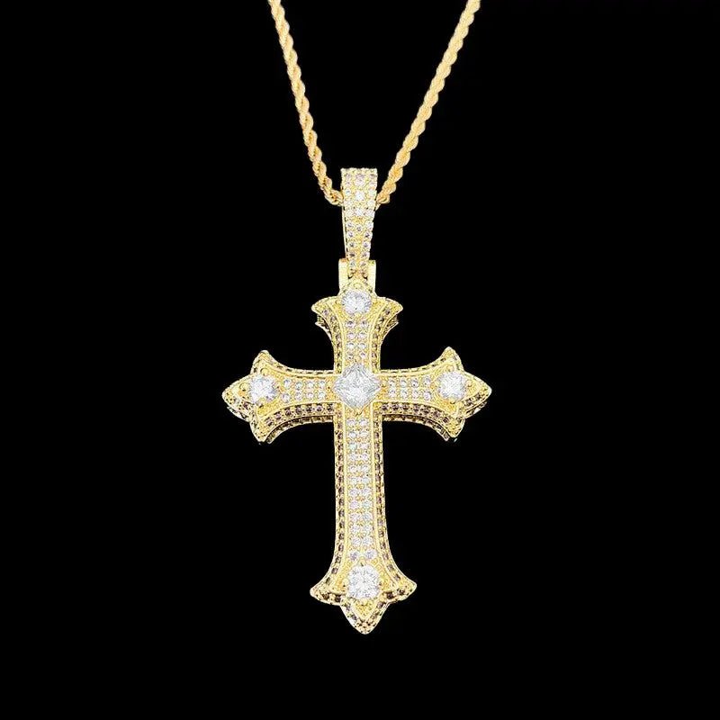 POWER Cross Pendant Necklace - Stellar Sparque