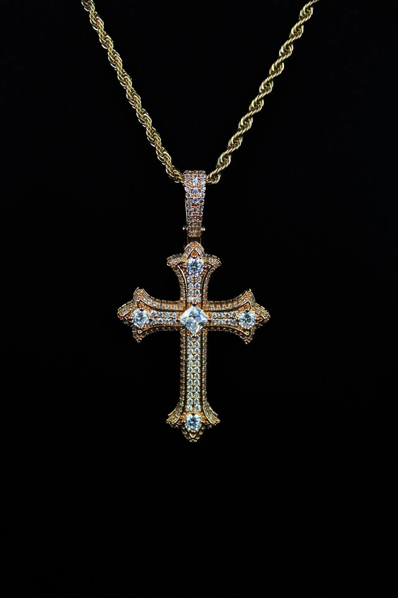 POWER Cross Pendant Necklace - Stellar Sparque