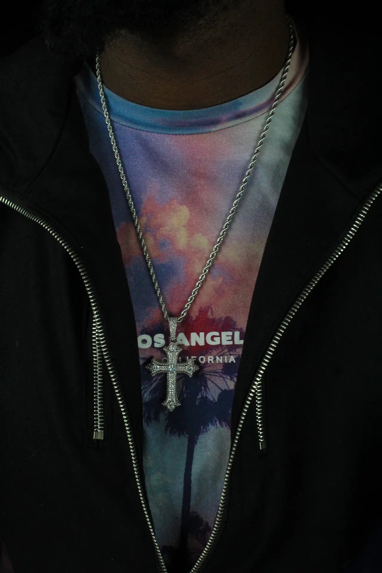 POWER Cross Pendant Necklace - Stellar Sparque