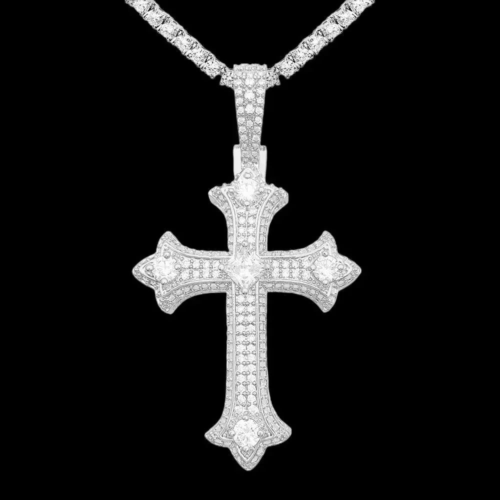 POWER Cross Pendant Necklace - Stellar Sparque