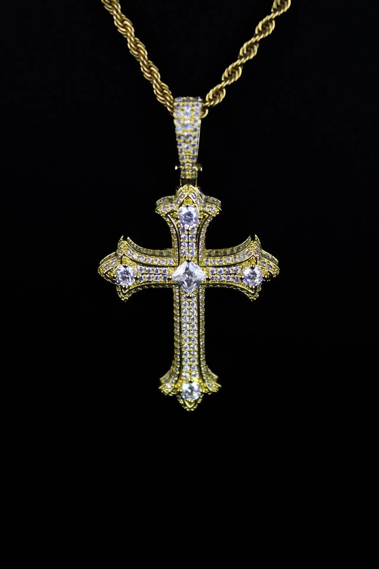 POWER Cross Pendant Necklace - Stellar Sparque