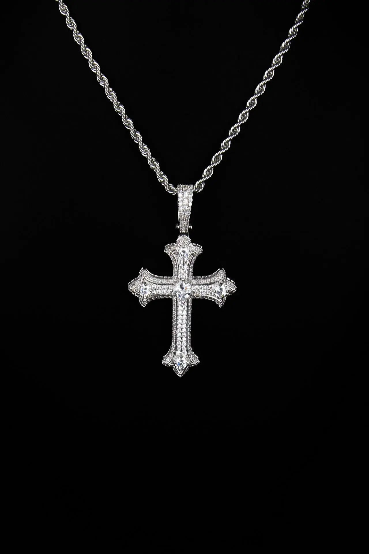 POWER Cross Pendant Necklace - Stellar Sparque
