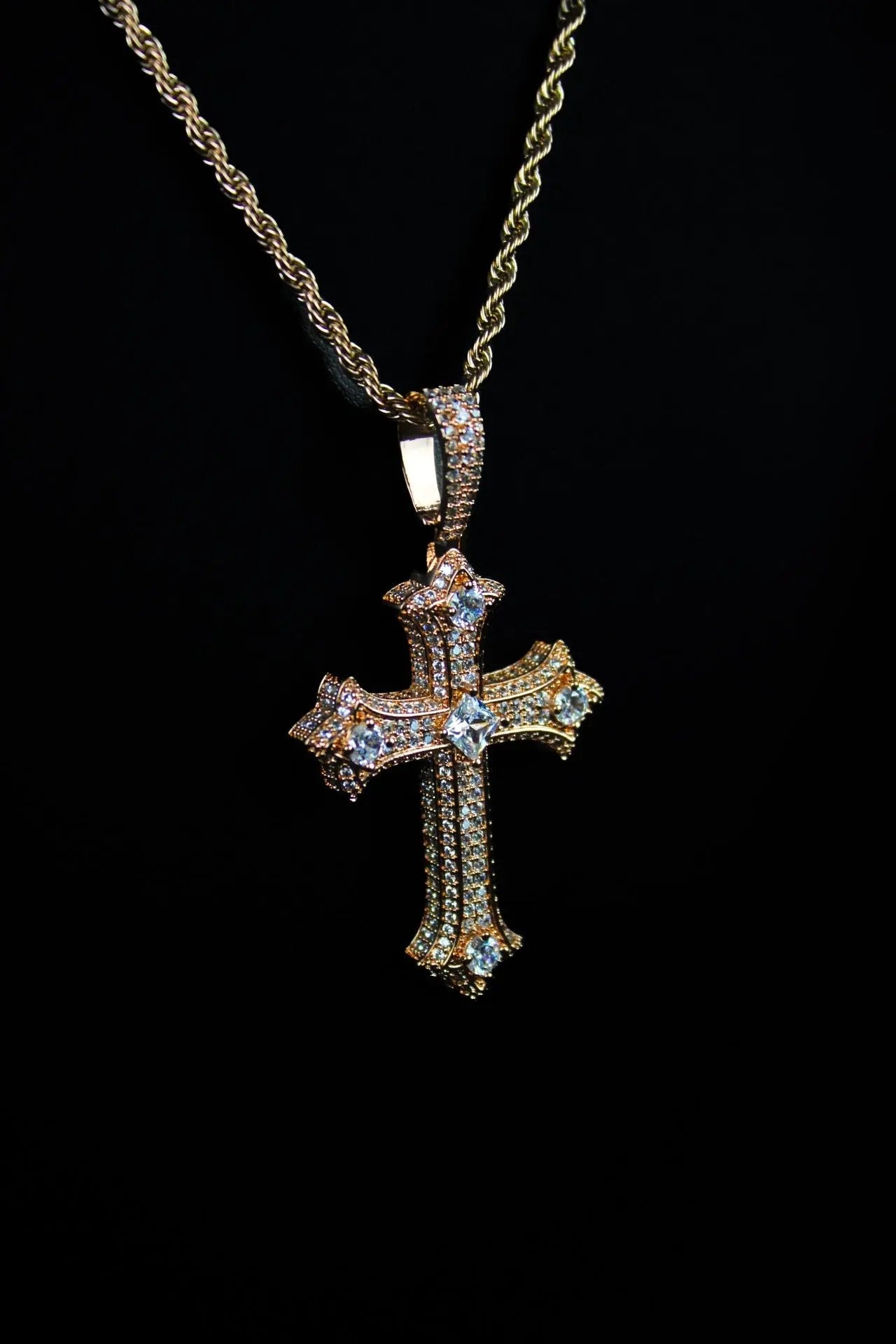 POWER Cross Pendant Necklace - Stellar Sparque