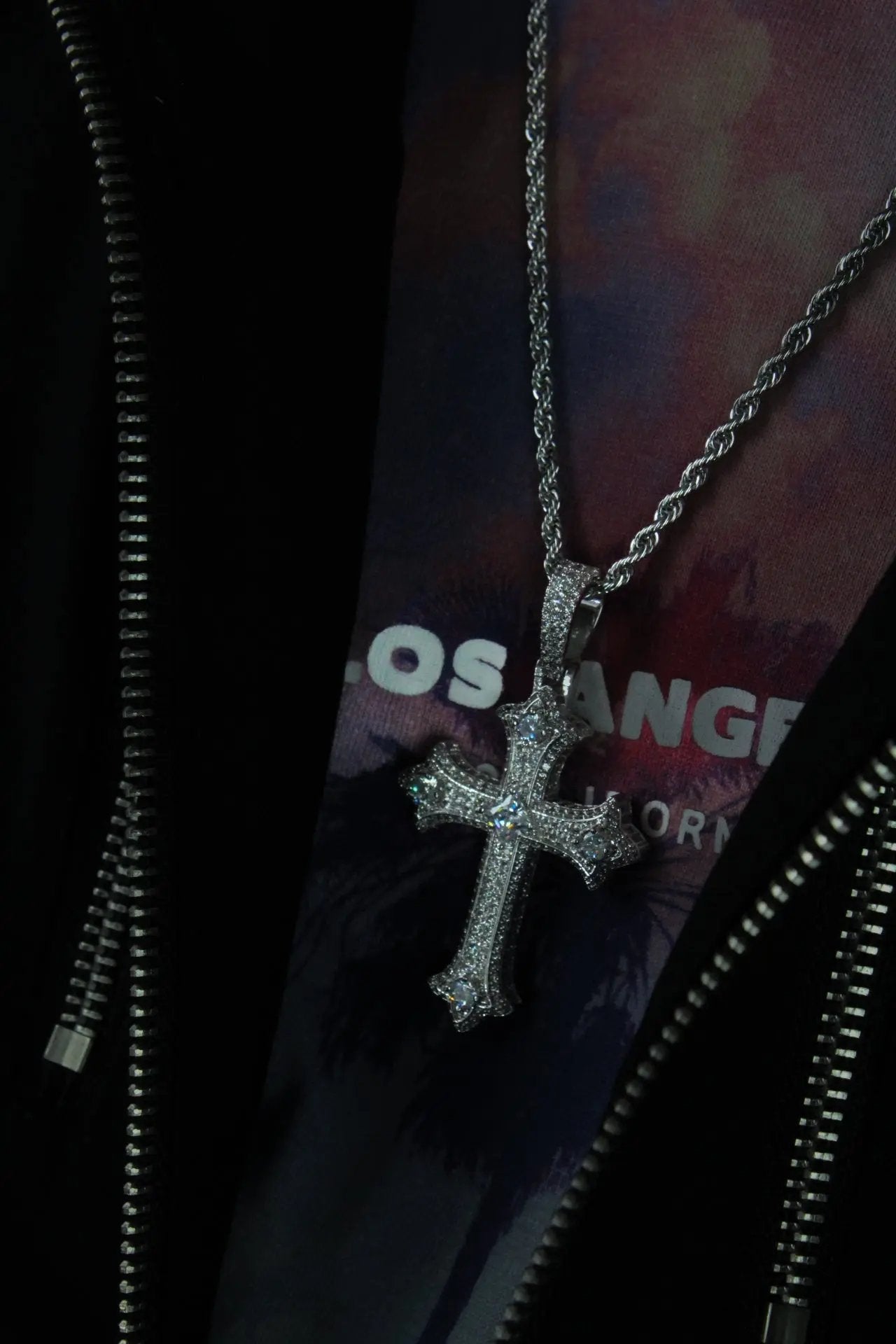 POWER Cross Pendant Necklace - Stellar Sparque