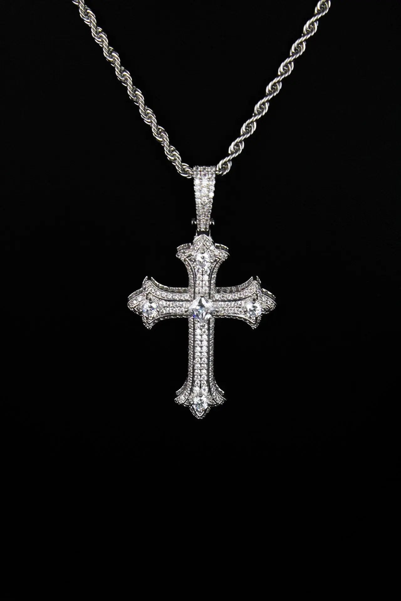 POWER Cross Pendant Necklace - Stellar Sparque