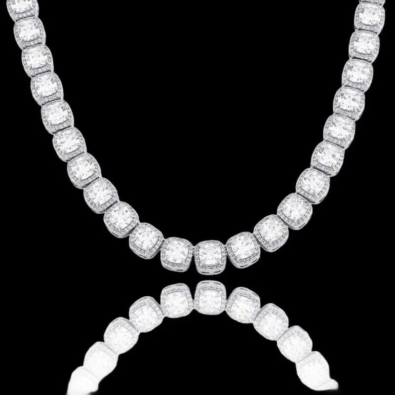 Princess Clustered Tennis Chain - Stellar Sparque