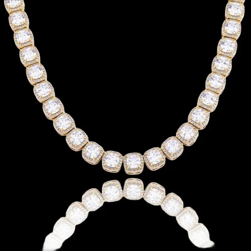 Princess Clustered Tennis Chain - Stellar Sparque
