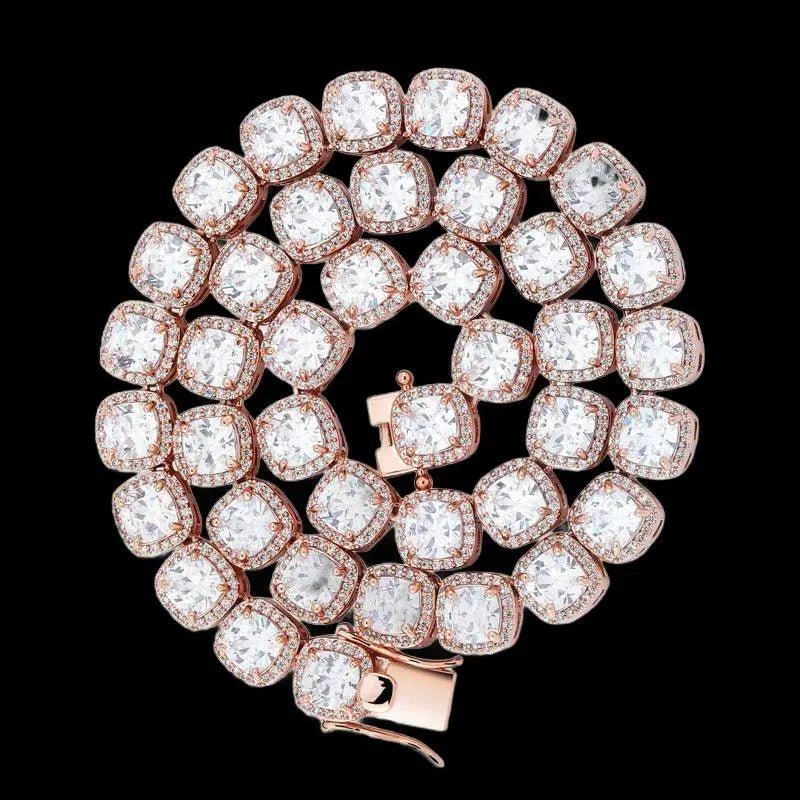 Princess Clustered Tennis Chain - Stellar Sparque