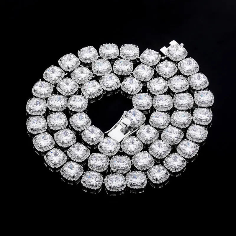 Princess Clustered Tennis Chain - Stellar Sparque