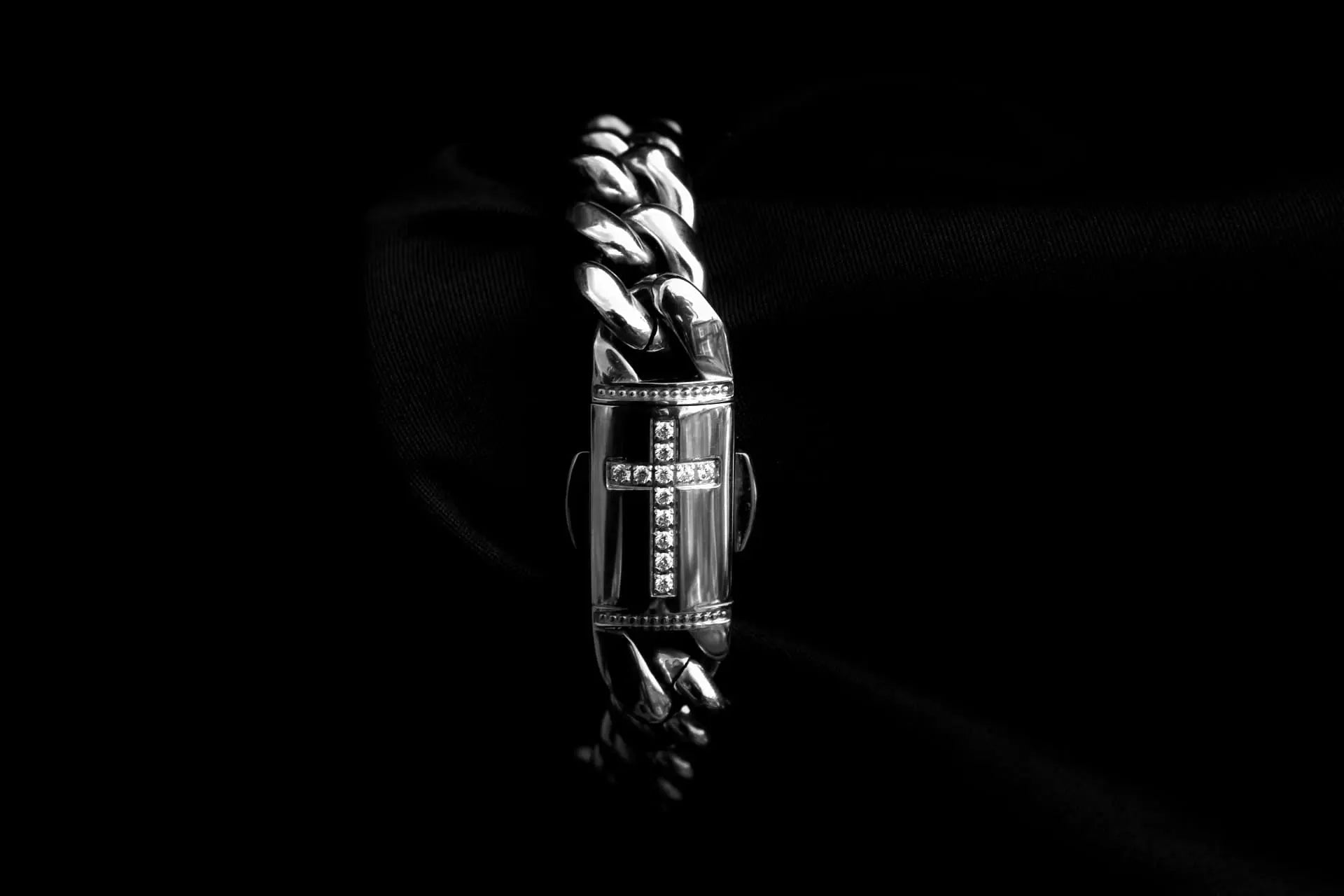 Stellar Clarity Silver Miami Cuban Bracelet - Stellar Sparque