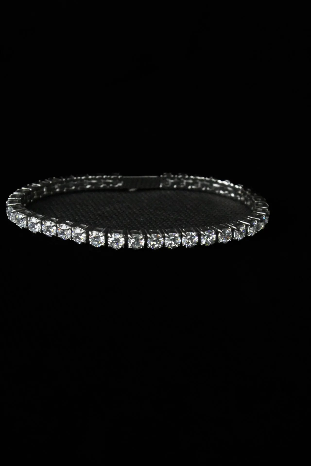 Stellar Ivory 4mm Tennis Bracelet White Gold - Stellar Sparque