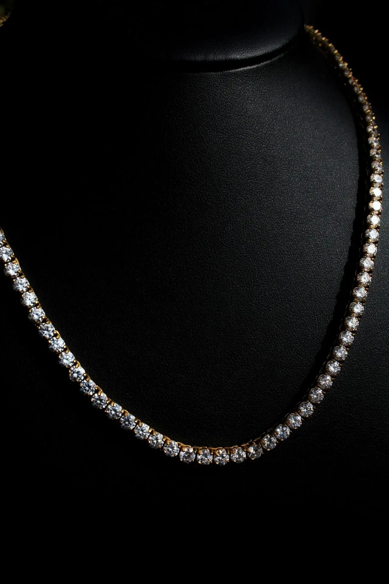 Stellar Ivory 4mm Tennis Chain Gold - Stellar Sparque