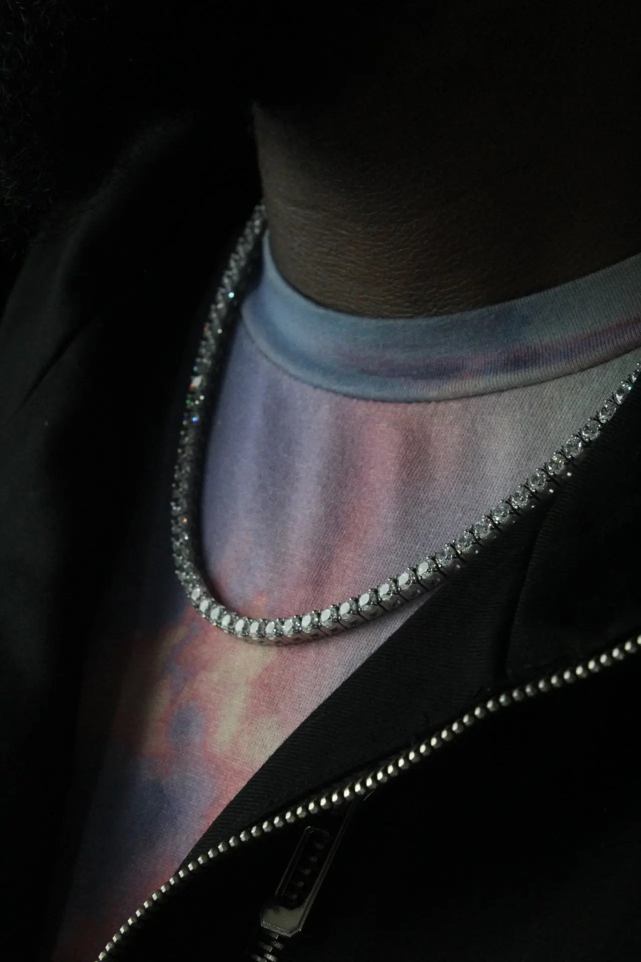 Stellar Ivory 4mm Tennis Chain White Gold - Stellar Sparque