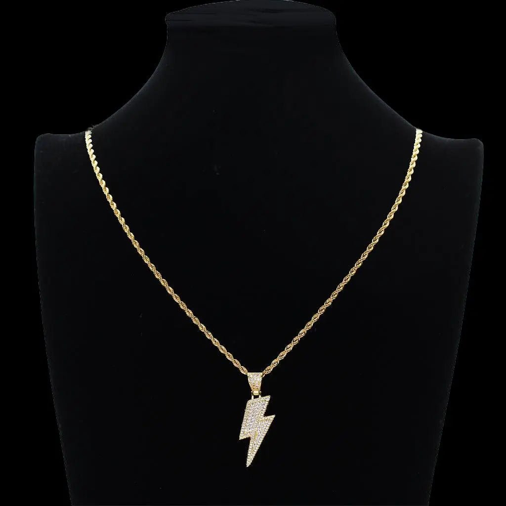 Stellar Luz Lightning Pendant Necklace - Stellar Sparque