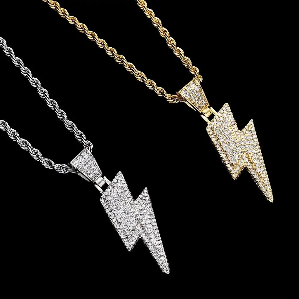 Stellar Luz Lightning Pendant Necklace - Stellar Sparque