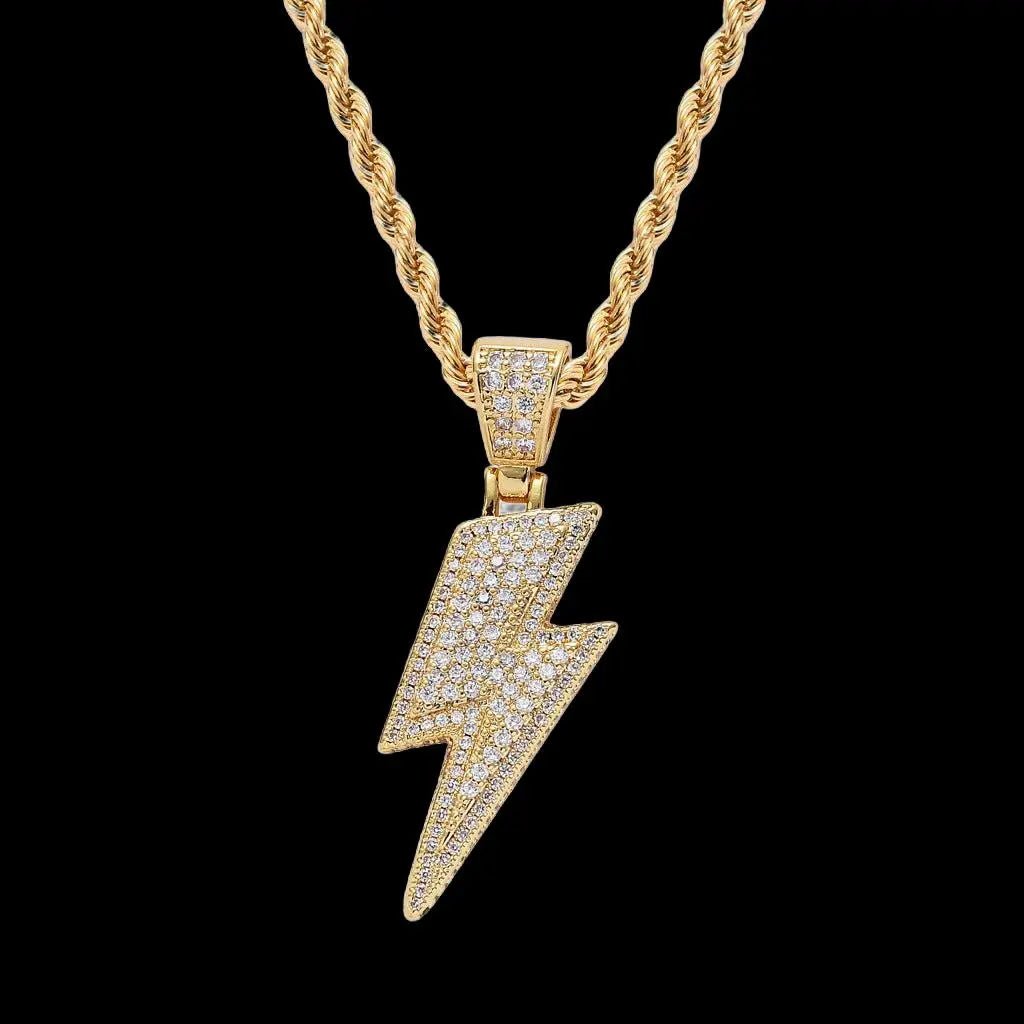 Stellar Luz Lightning Pendant Necklace - Stellar Sparque
