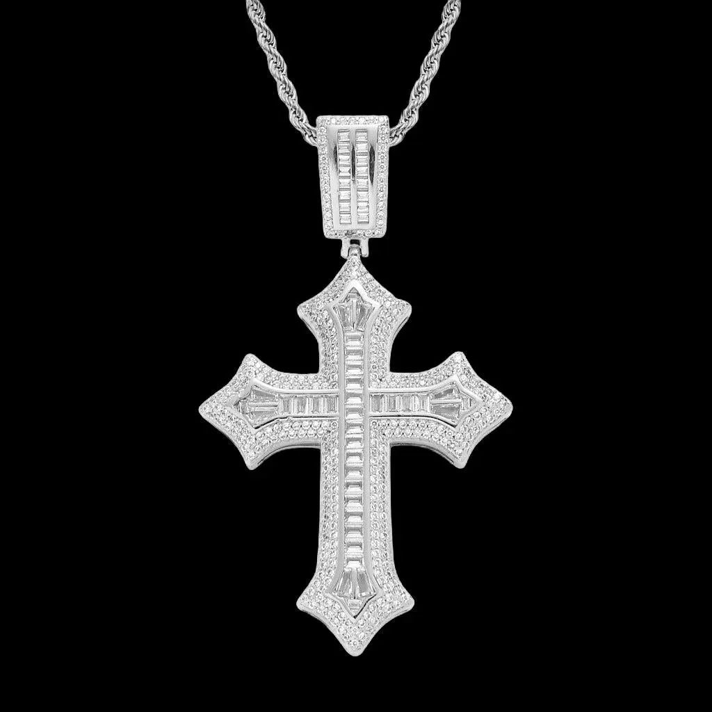 STRENGTH Cross Pendant Necklace - Stellar Sparque