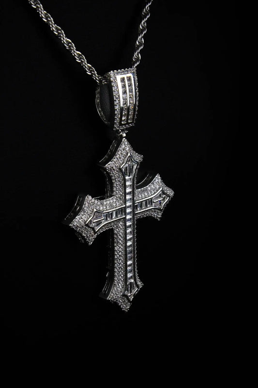 STRENGTH Cross Pendant Necklace - Stellar Sparque